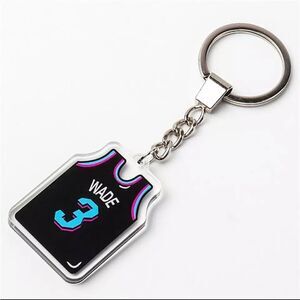 4 FOR 20$ NBA Dwayne Wade Miami Heat Jersey Keychain